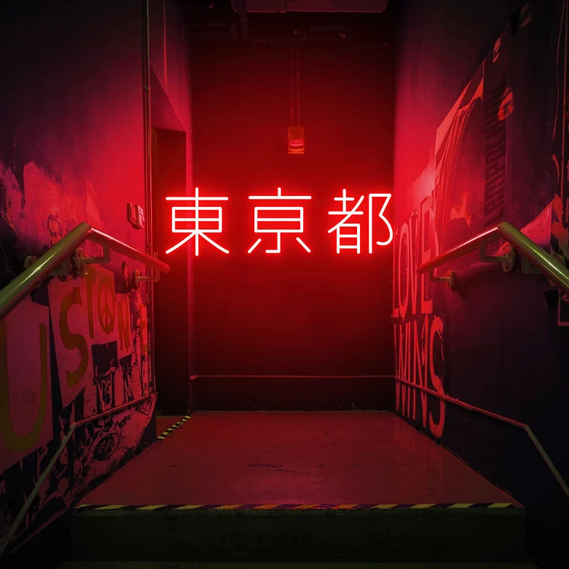 Outdoor Lighting Japan - Tokyo Neon Bord, Japans Led Neon