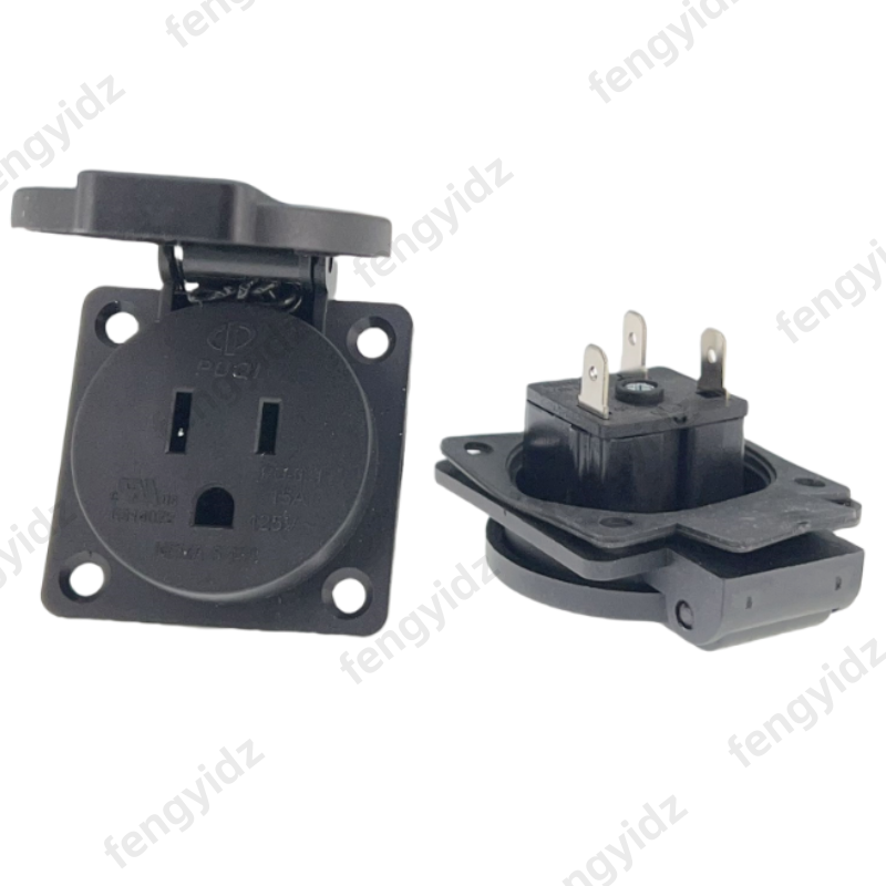 Outdoor Lighting Japan - Zwart 125V 15A 20A IP44 CE
