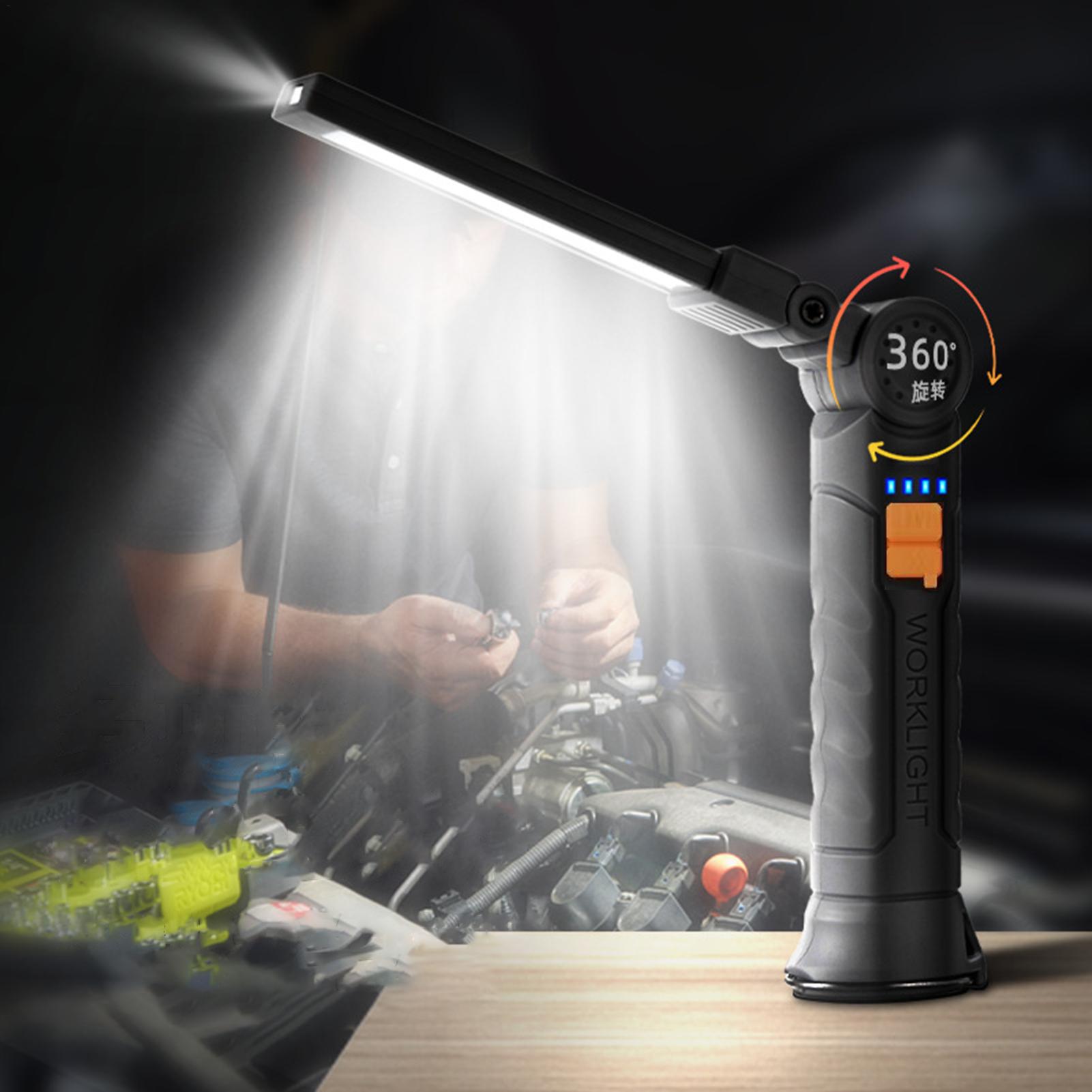 Outdoor Lighting Jobs - Oplaadbare LED-zaklamp Werklamp met magneet en