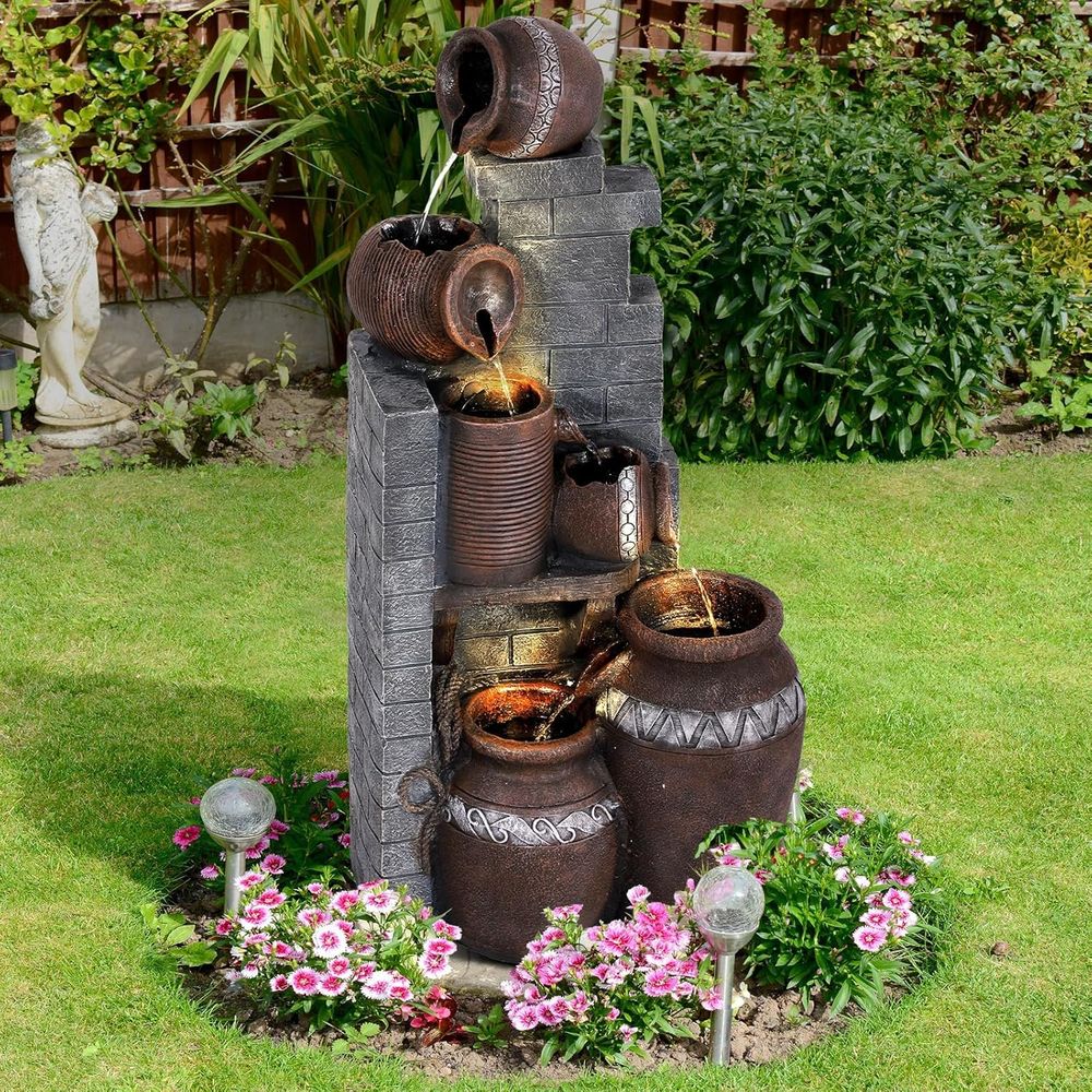 Outdoor Lighting Deck - 6-laags binnen- en buitenfontein van hars