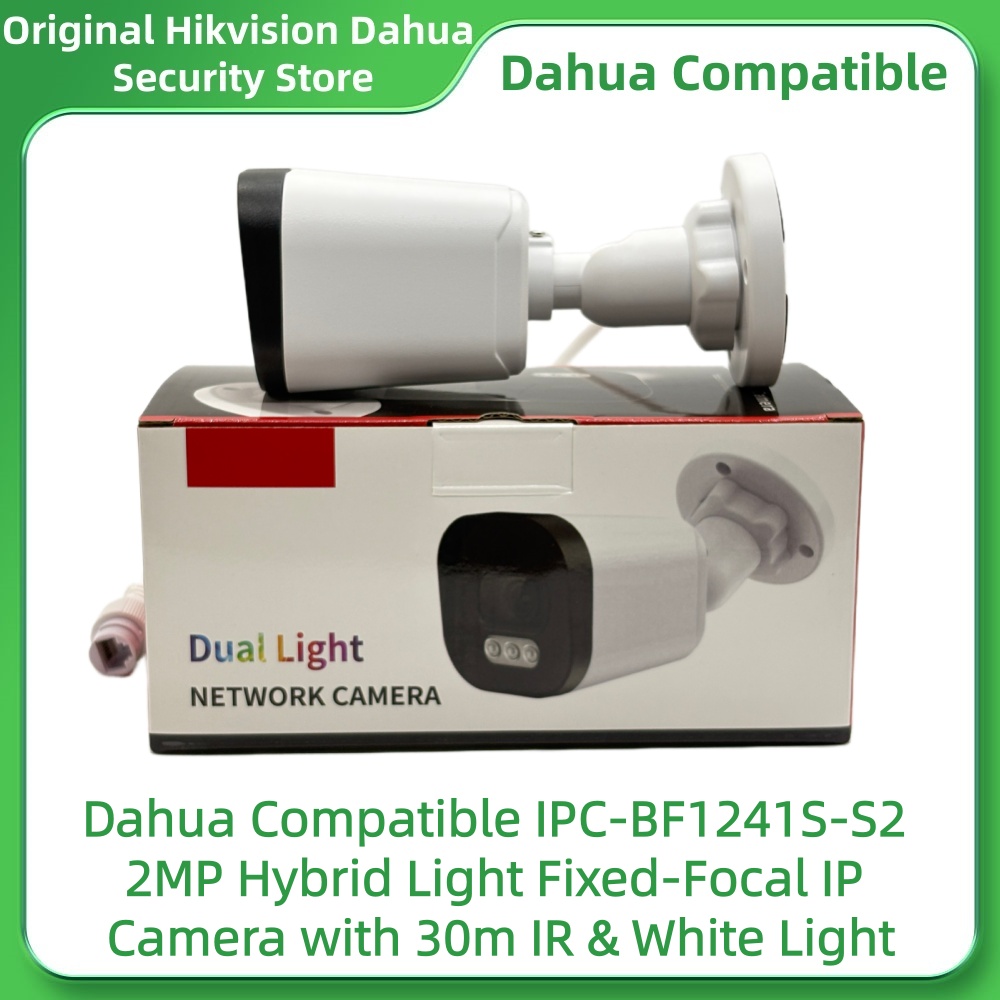 Outdoor Lighting No Electricity - Dahua compatibele IPC-BF1241S-S2 2MP IPC-BF1441S-S2 4MP