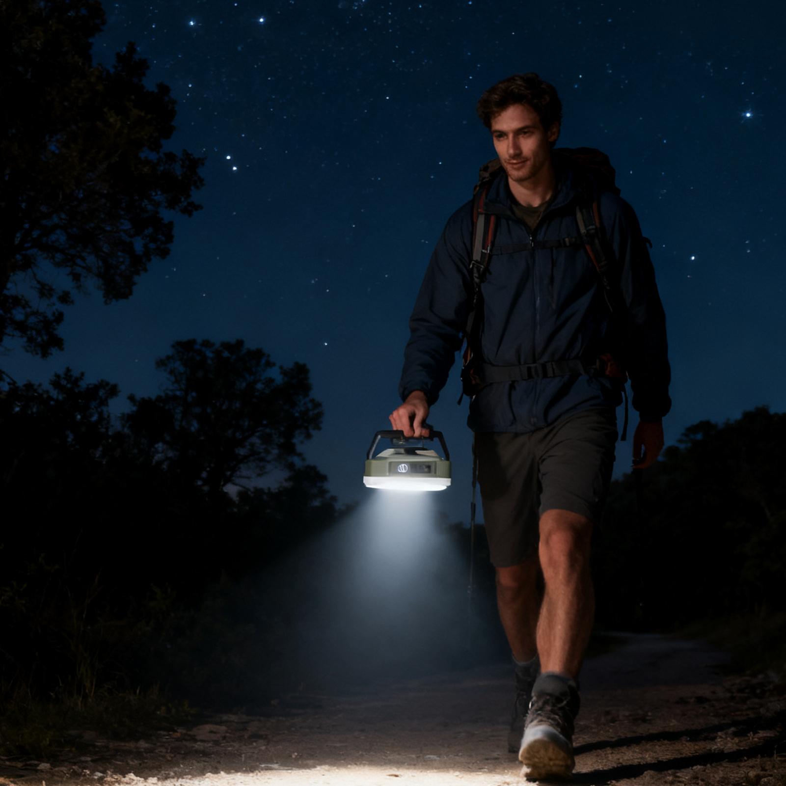 Outdoor Lighting Jobs - Campinglantaarn Oplaadbaar Magnetisch Traploos dimmen Werk