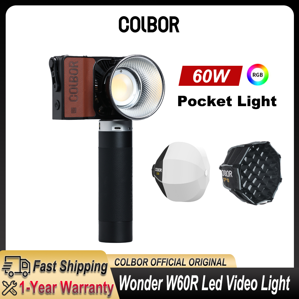 Outdoor Lighting For Photography - Colbor Wonder W60 RGB LED-videolamp Zakfotografie