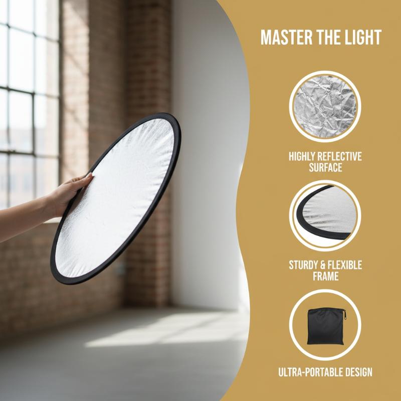 Outdoor Lighting For Photography - 5-in-1 ronde fotoreflector, opvouwbare lichtdiffusor voor
