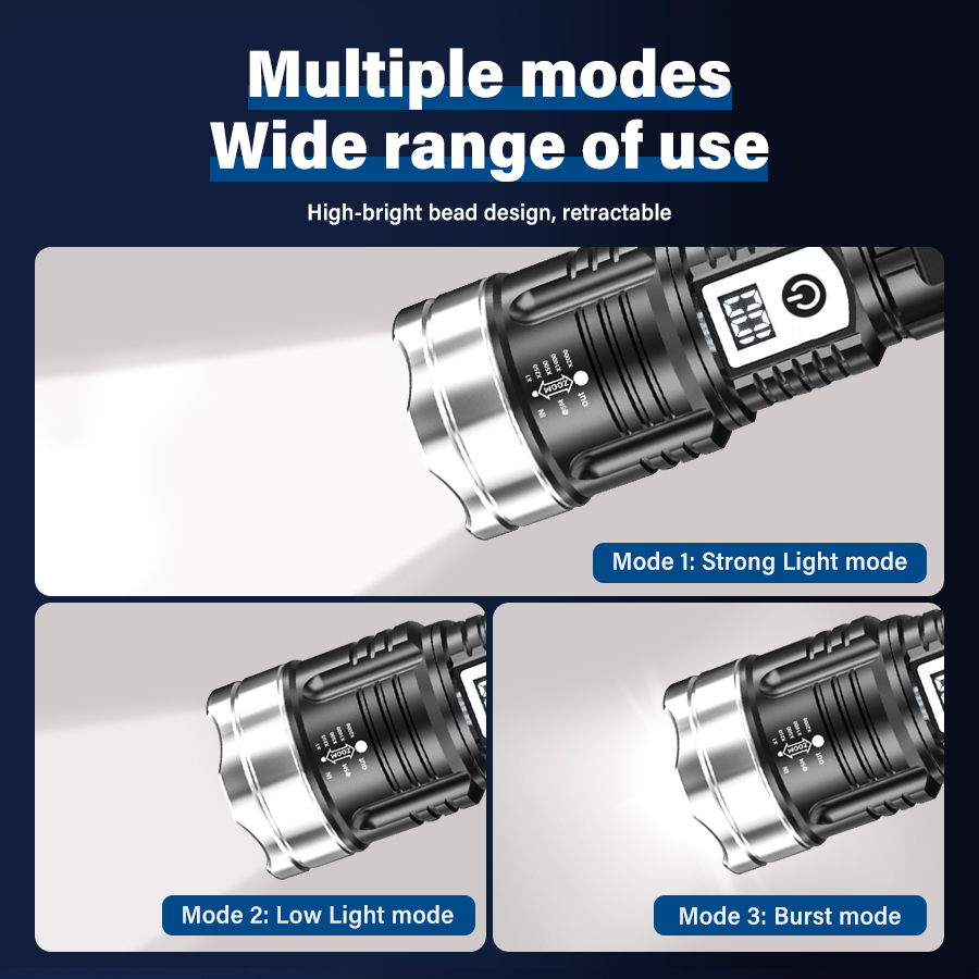 High Power 200000LM LED-zaklam - Lighting Fixture Outdoor recensie en prijs