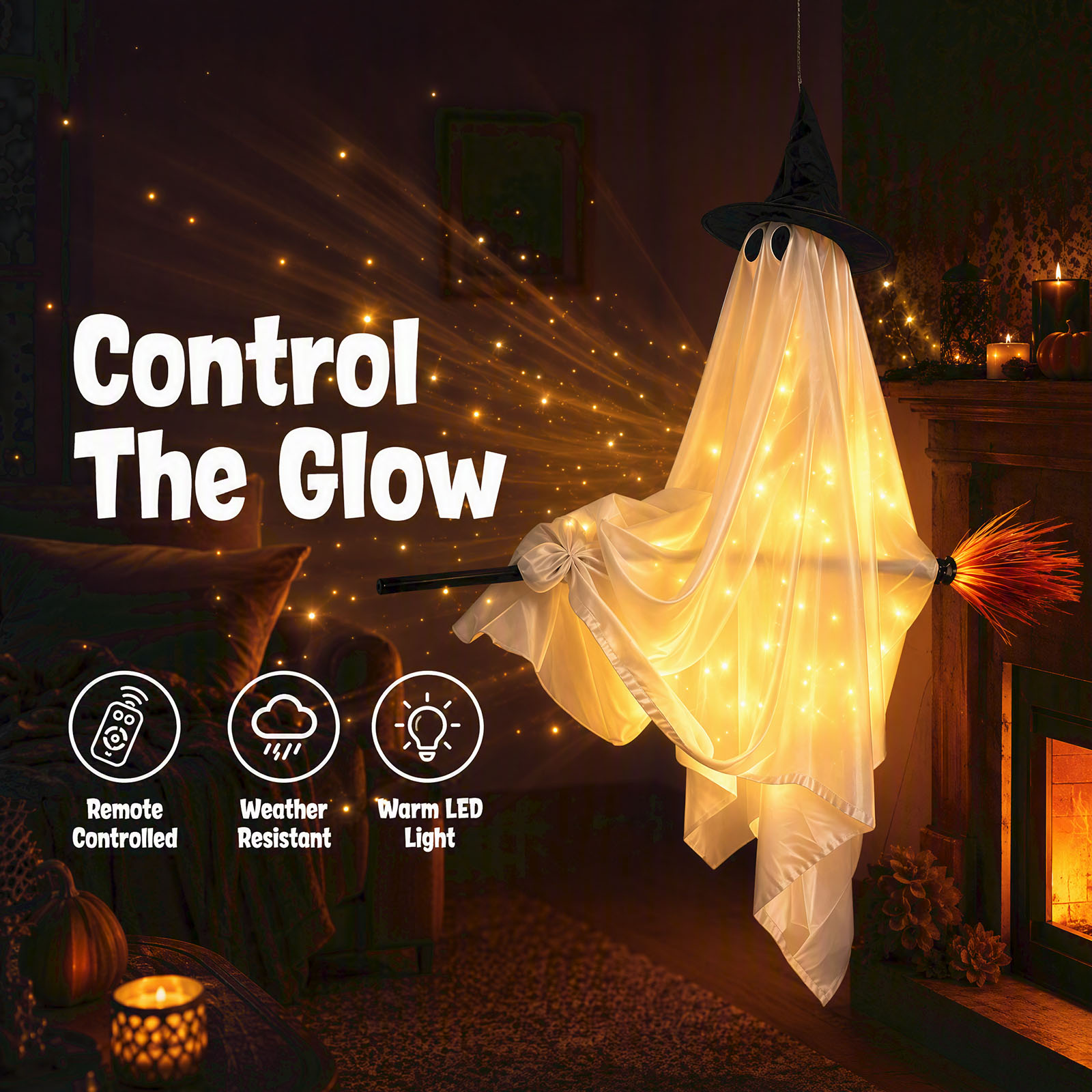 Halloween Gloeiend Spook op Sc - Outdoor Lighting On Trees recensie en prijs