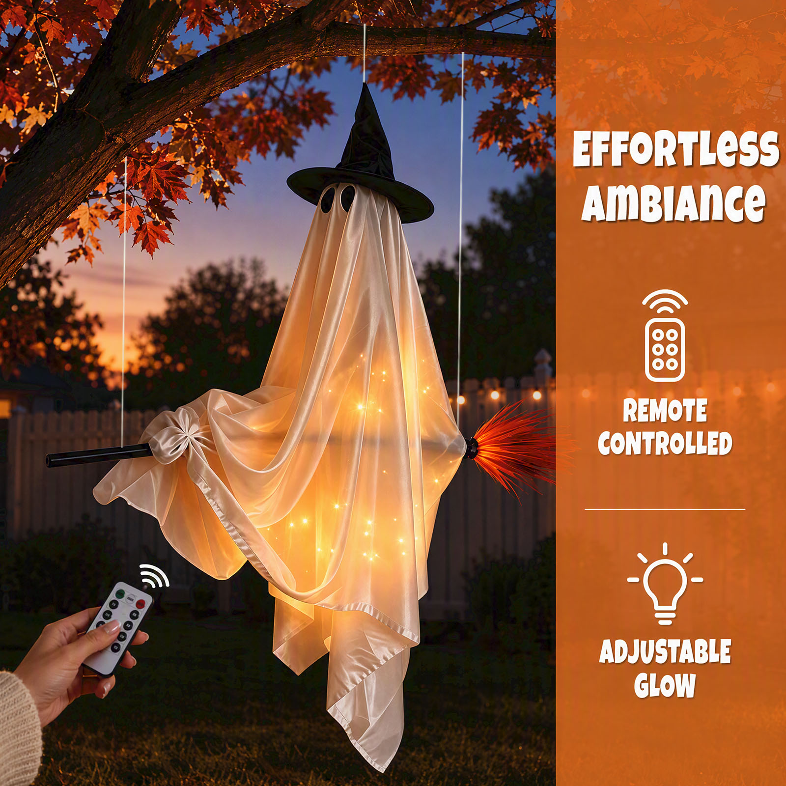 Halloween Gloeiend Spook op Sc - Outdoor Lighting On Trees recensie en prijs