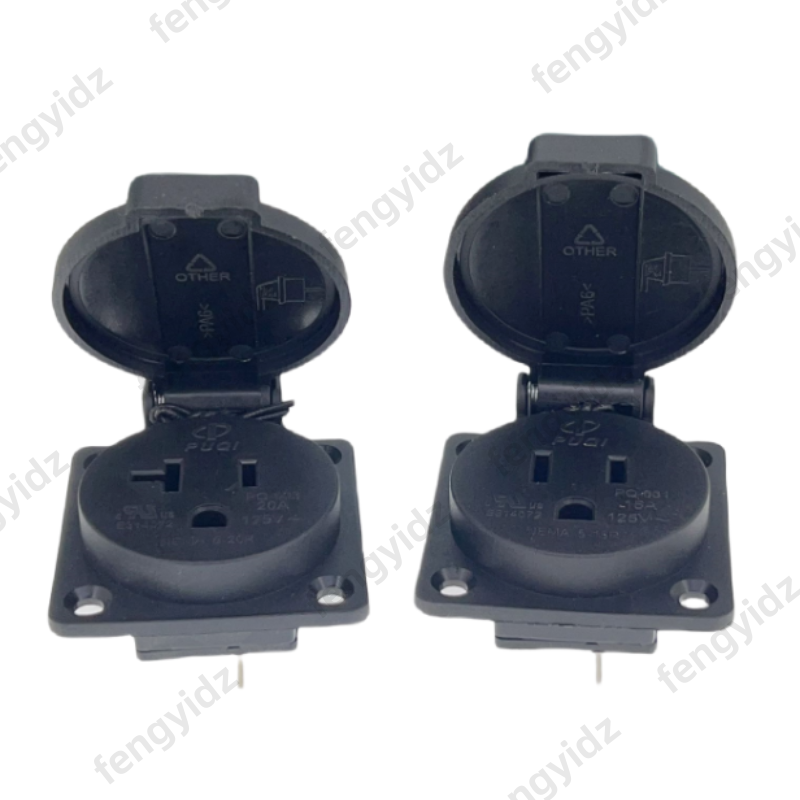 Zwart 125V 15A 20A IP44 CE Ame - Outdoor Lighting Japan recensie en prijs