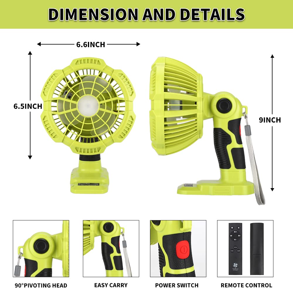 Draadloze Draagbare Ventilator - Outdoor Lighting Jobs recensie en prijs
