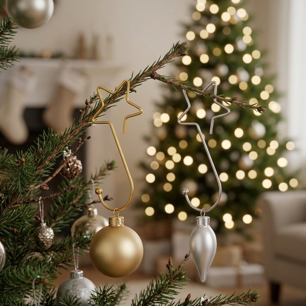 Stervormige ornamenthaken, 60  - Outdoor Lighting On Trees recensie en prijs