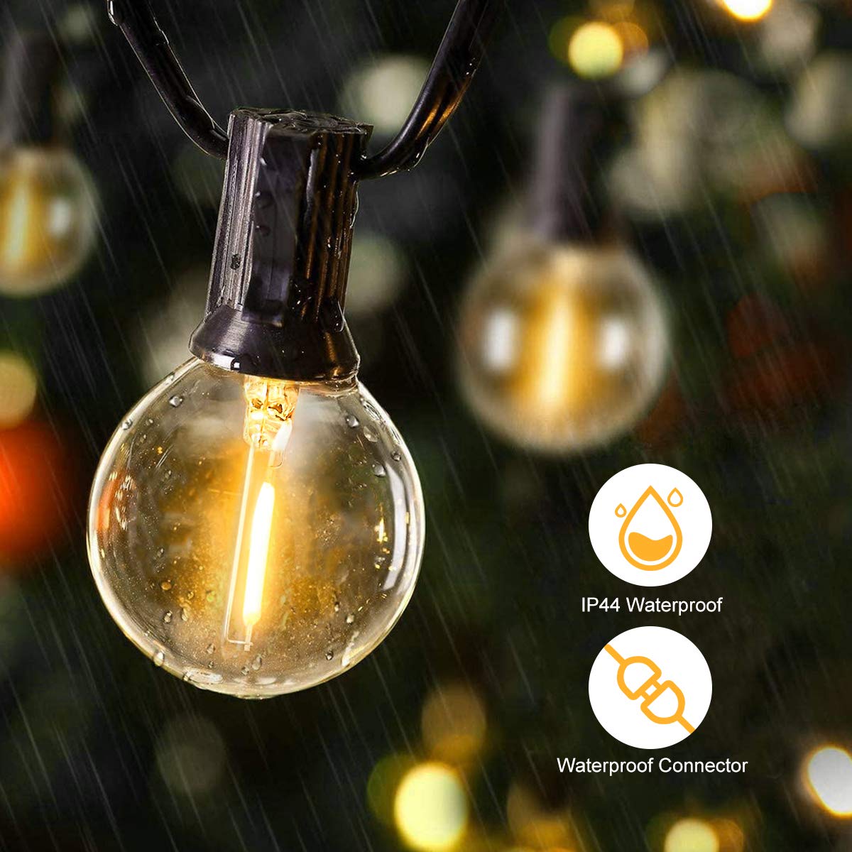 25FT 50FT G40 Fairy Lichtsling - Outdoor Lighting For Gazebo recensie en prijs