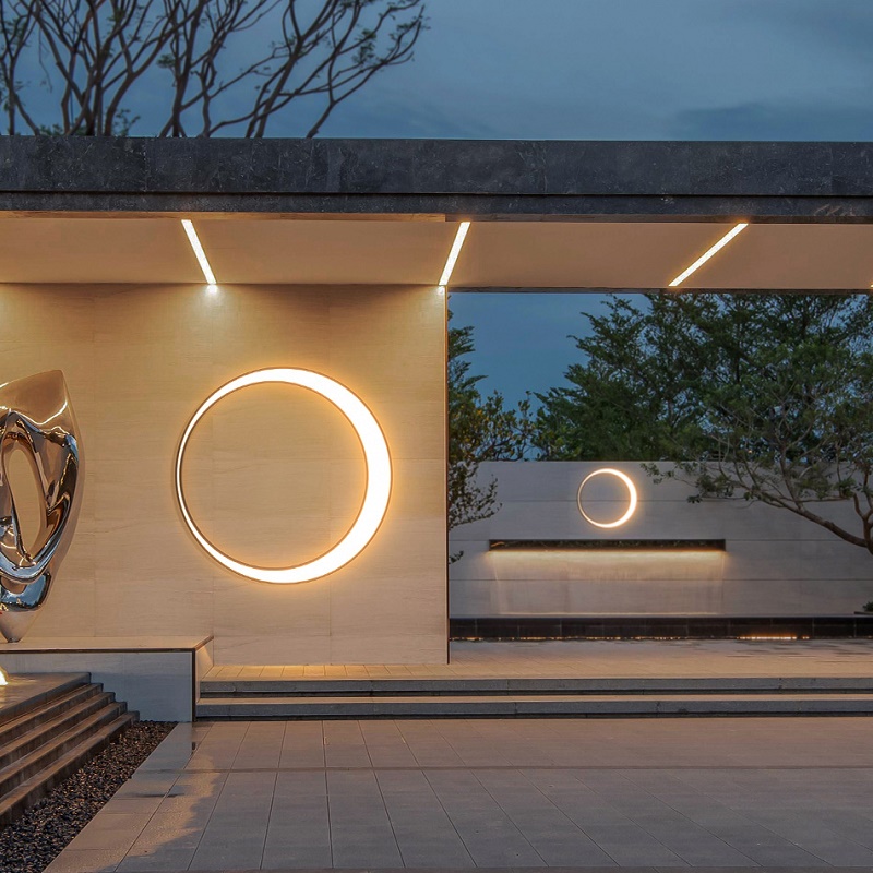 Moderne buitenlamp in maanvorm - Outdoor Lighting On House recensie en prijs