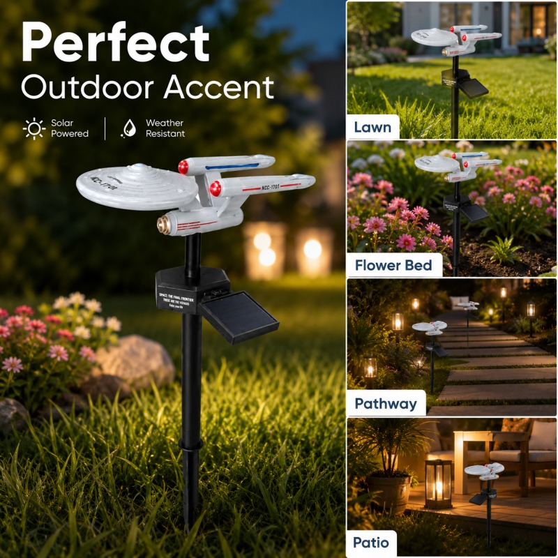 Star Trek USS Enterprise Solar - Outdoor Lighting For Gazebo recensie en prijs