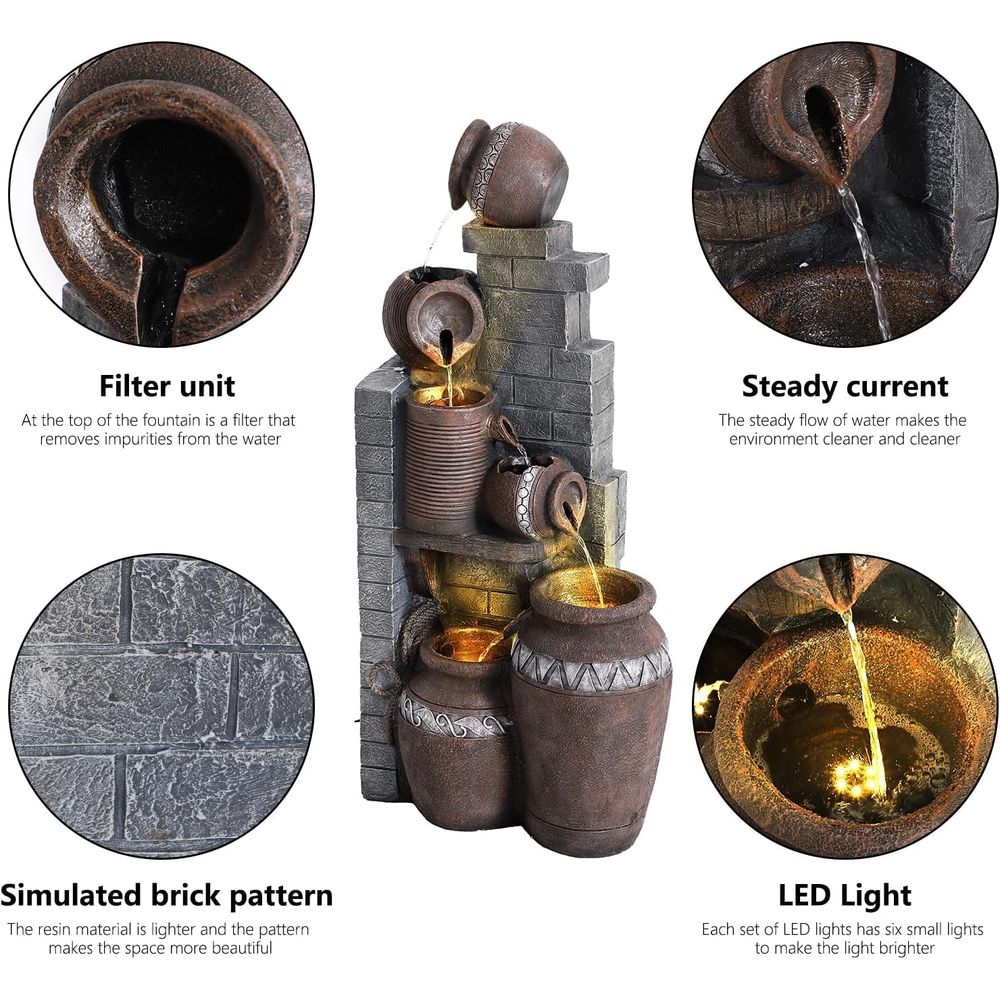 6-laags binnen- en buitenfonte - Outdoor Lighting Deck recensie en prijs