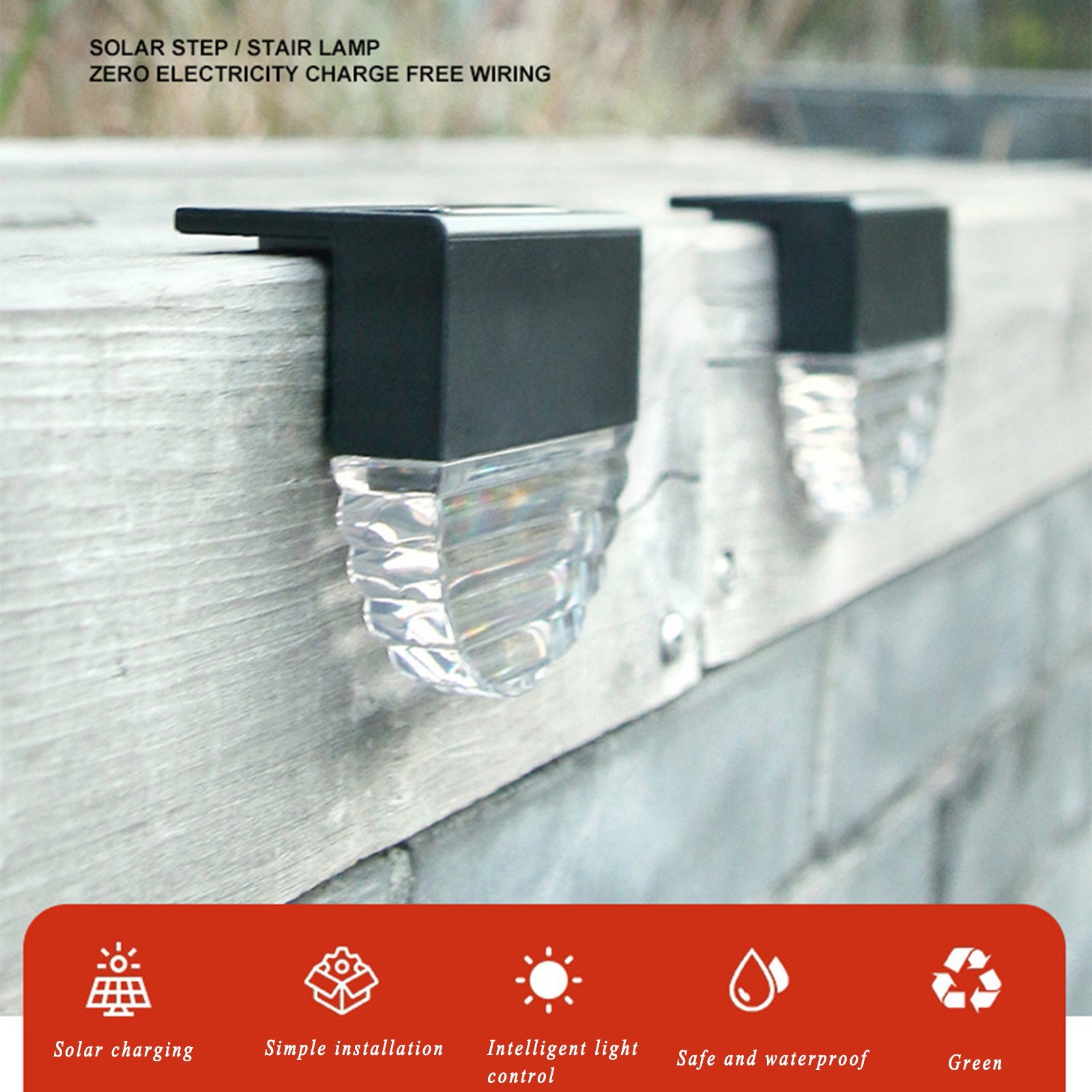 Outdoor Solar Waterdichte LED- - Outdoor Lighting Deck recensie en prijs