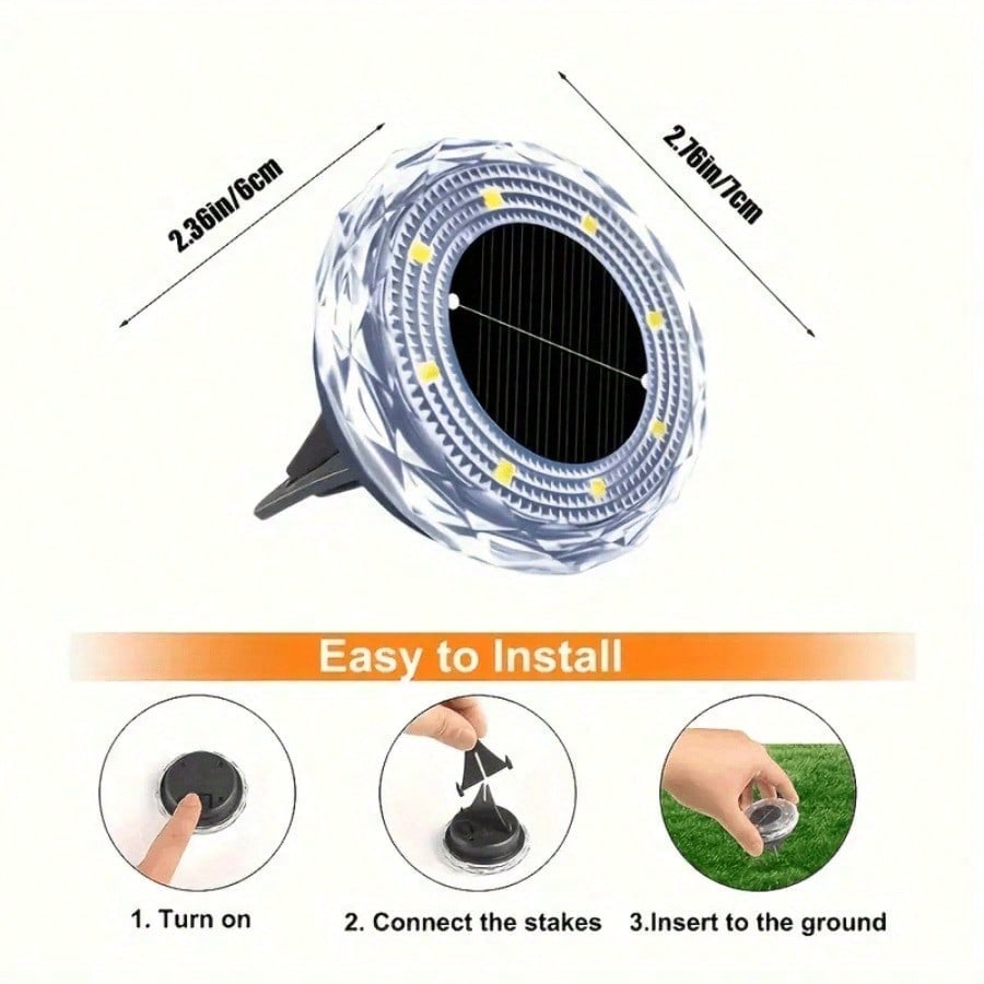 8PC LED-grondlampen voor buite - Outdoor Lighting On Trees recensie en prijs