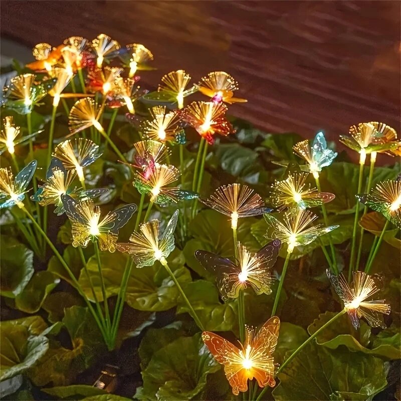 1PC 6-kops LED zonne-glasvezel - Outdoor Lighting Yard Ideas recensie en prijs