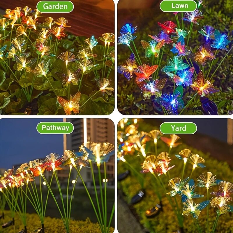 1PC 6-kops LED zonne-glasvezel - Outdoor Lighting Yard Ideas recensie en prijs