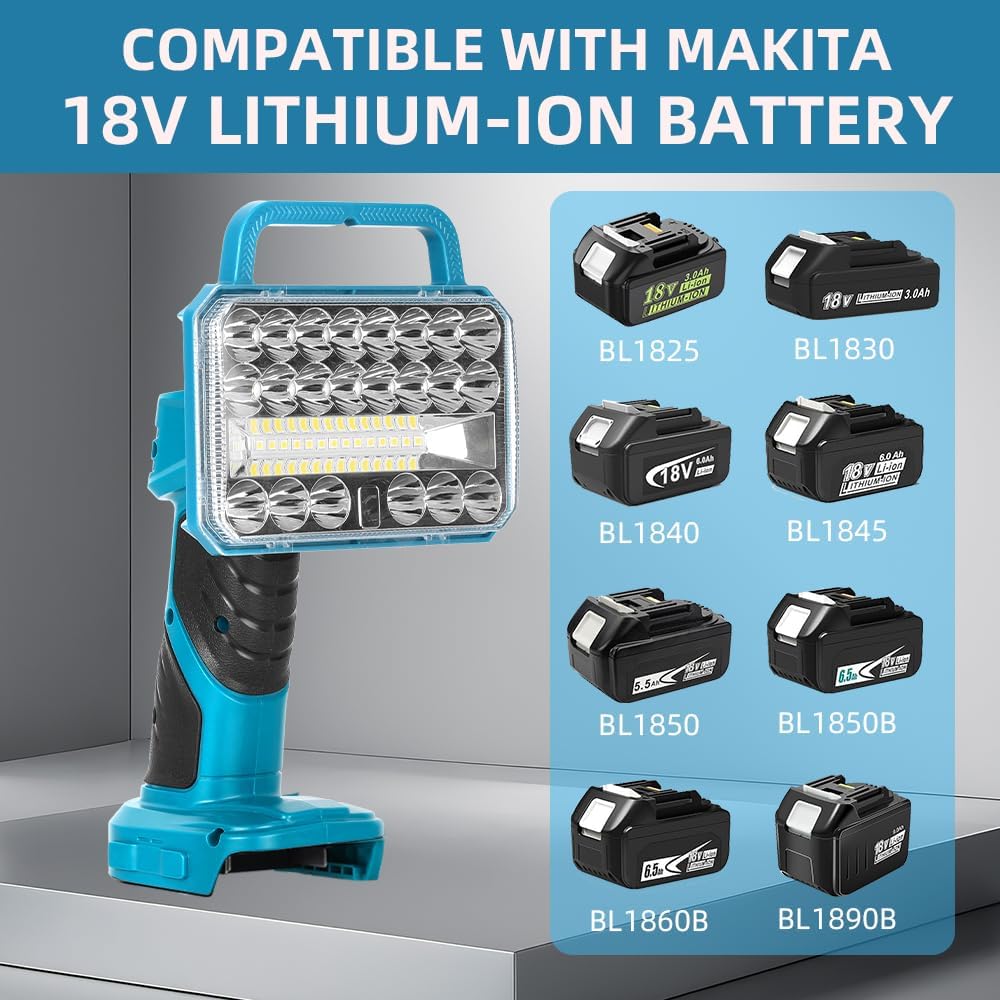 18W 2000LM draadloze LED-zakla - Outdoor Lighting Jobs recensie en prijs