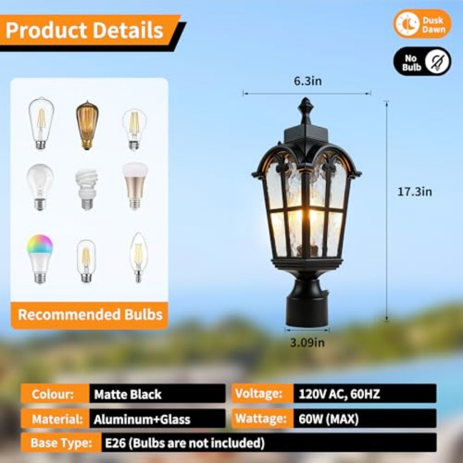 Sensor buitenpaallampen Waterd - Lighting Fixture Outdoor recensie en prijs