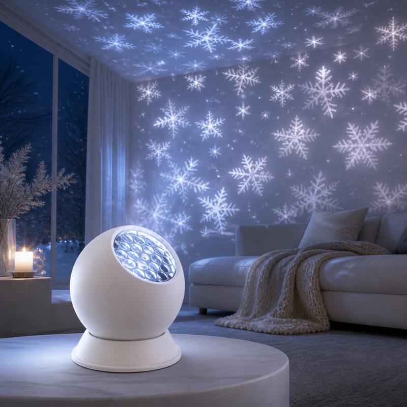 360 °   Draaiende LED-sneeuwvl - Outdoor Lighting Decoration recensie en prijs