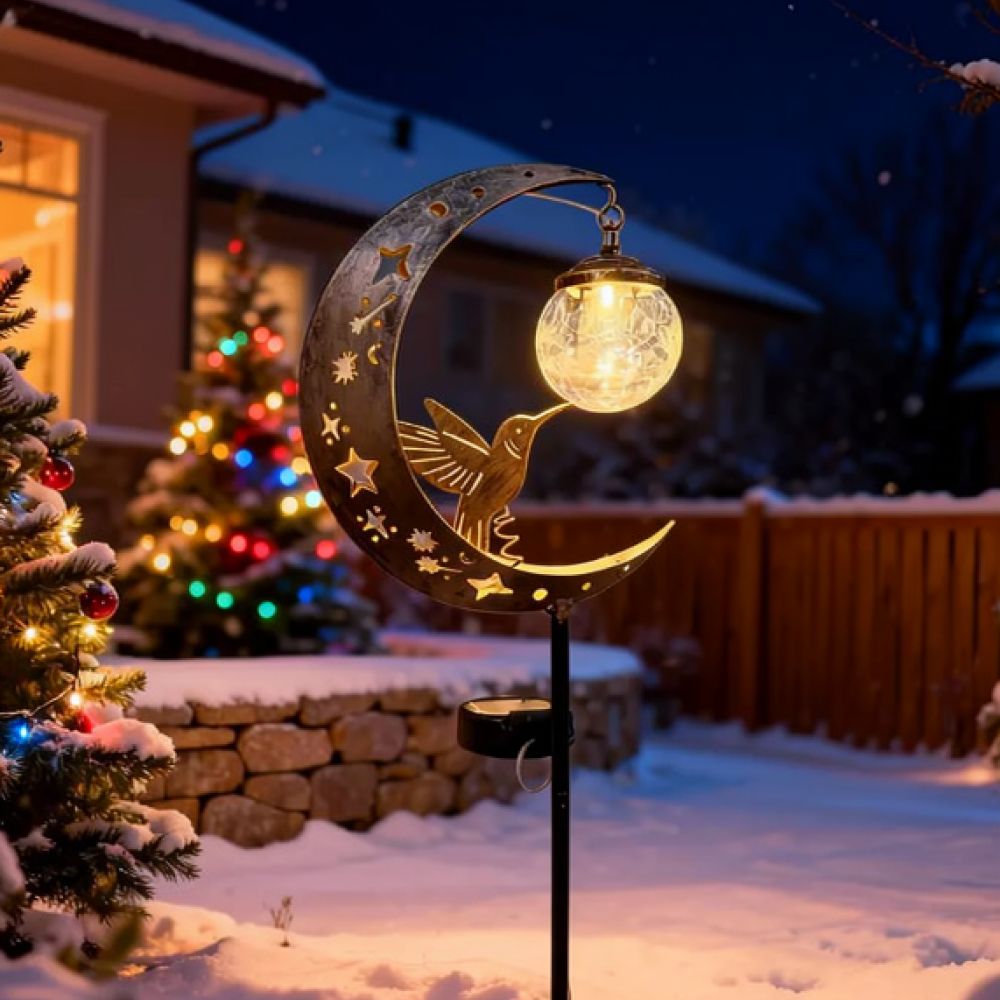 Hummingbird Moon Solar Tuinpaa - Outdoor Lighting Yard Ideas recensie en prijs