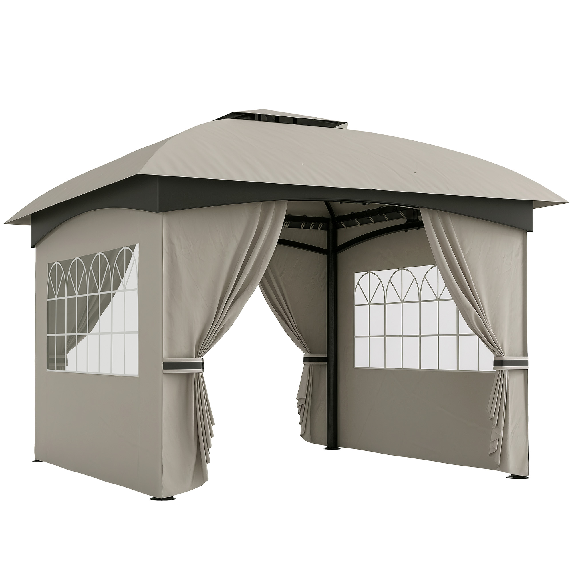 3,35m x 3,35m Buitengazebo met - Outdoor Lighting For Gazebo recensie en prijs