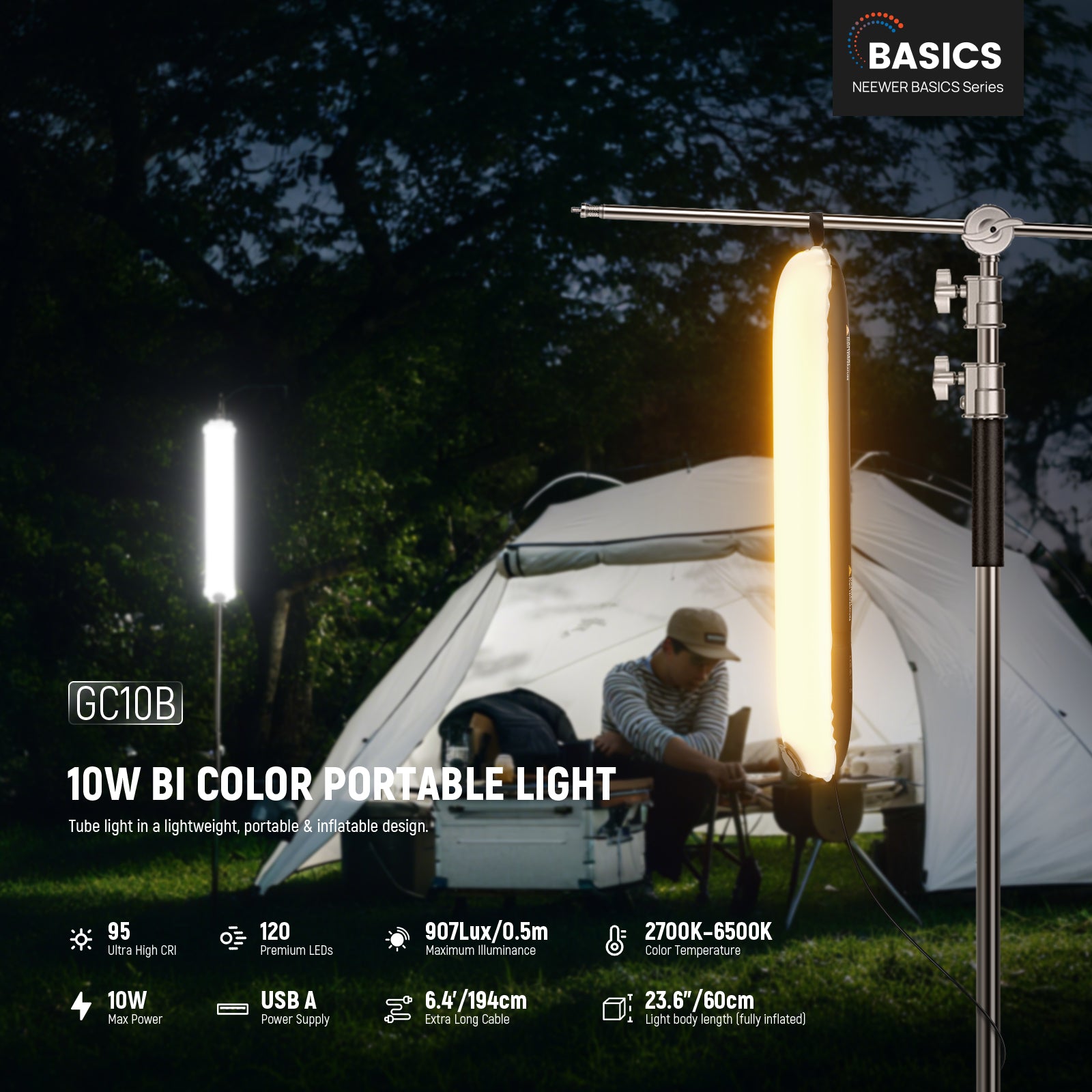 NEEWER BASICS 10W 21W Bi Color - Outdoor Lighting For Photography recensie en prijs