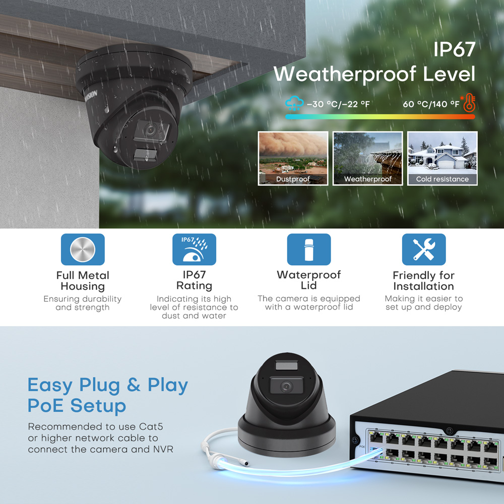 Hikvision DS-2CD2383G2-LI2U Zw - Outdoor Lighting No Electricity recensie en prijs