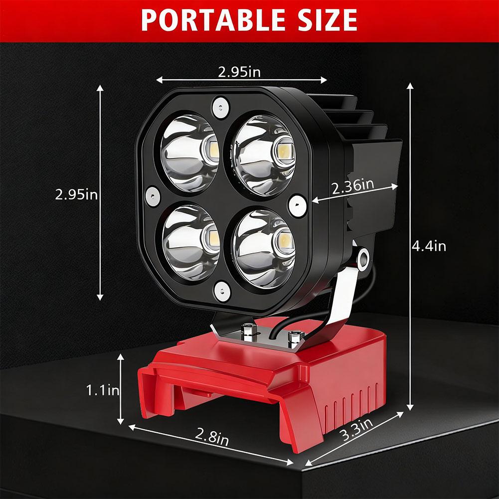 Voor Milwaukee M18 18V lithium - Outdoor Lighting Jobs recensie en prijs