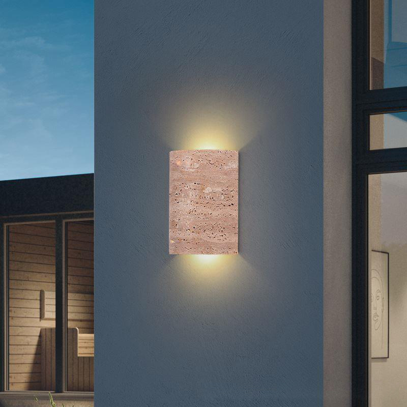 Wabi-sabi stijl gele travertij - Outdoor Lighting Japan recensie en prijs