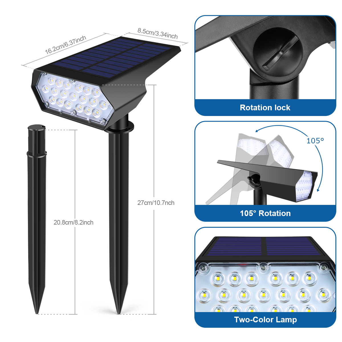 Op zonne-energie oplaadbare LE - Dusk To Dawn Bulb recensie en prijs