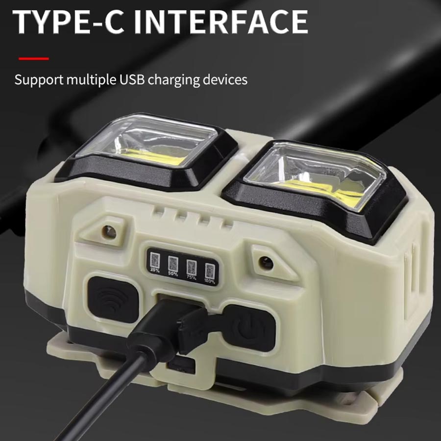 COB LED-koplamp Oplaadbare kop - Outdoor Lighting Jobs recensie en prijs