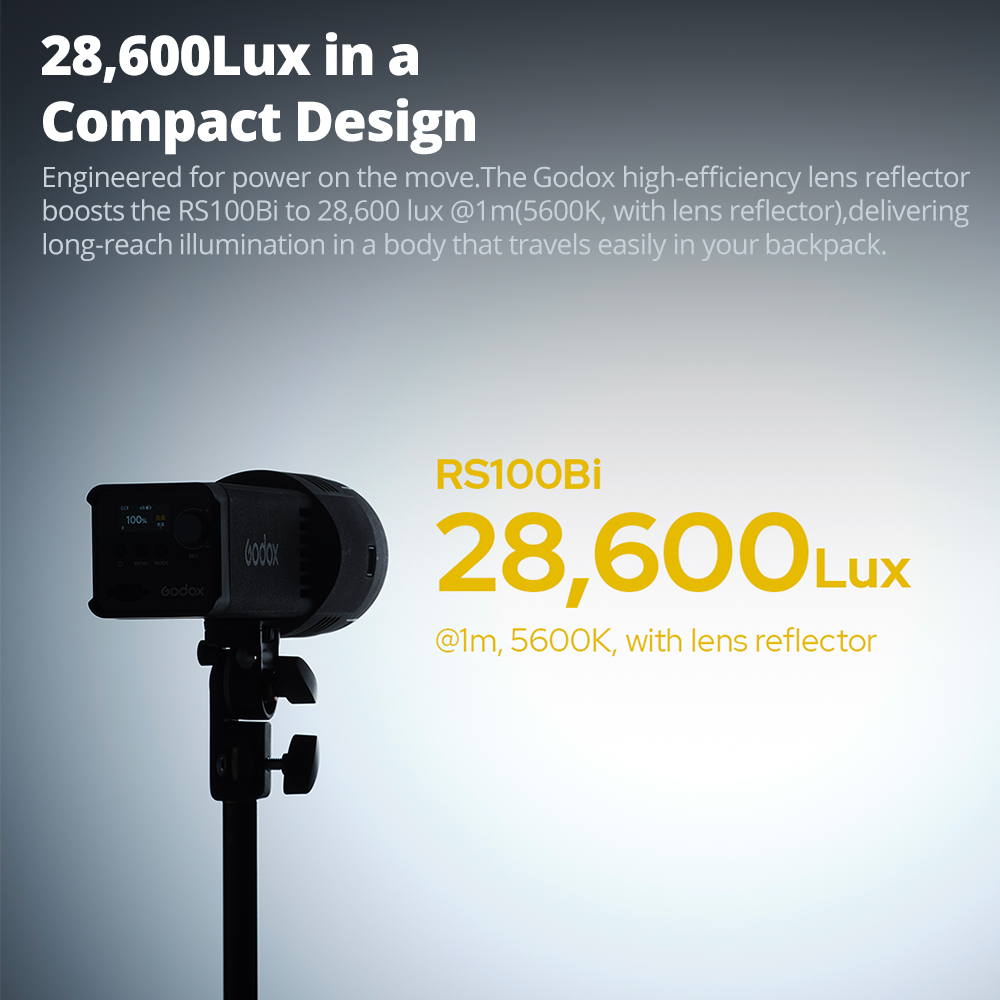 GODOX RS100Bi 28600Lux Bi-colo - Outdoor Lighting For Photography recensie en prijs